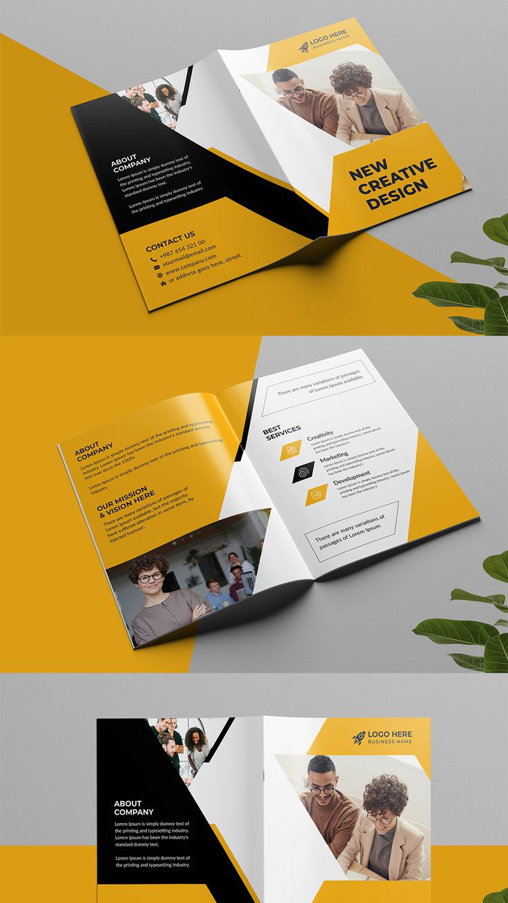 bi fold brochure design