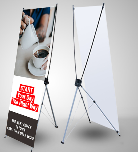 X - Banner printing design