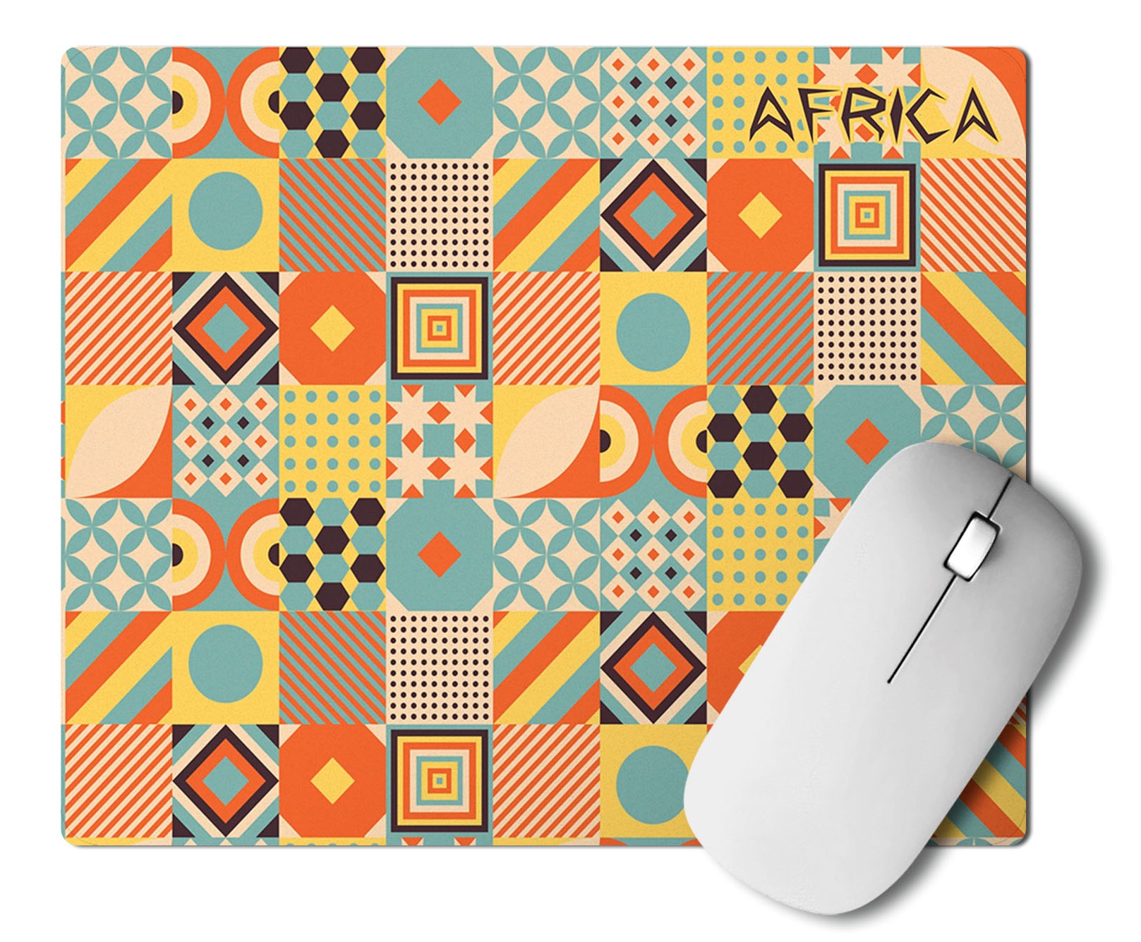 Patterned Design Branded Mouse Pad