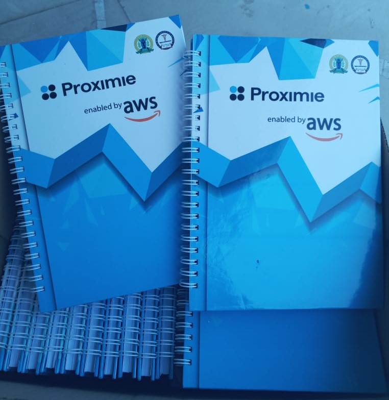 Spiral note books branding