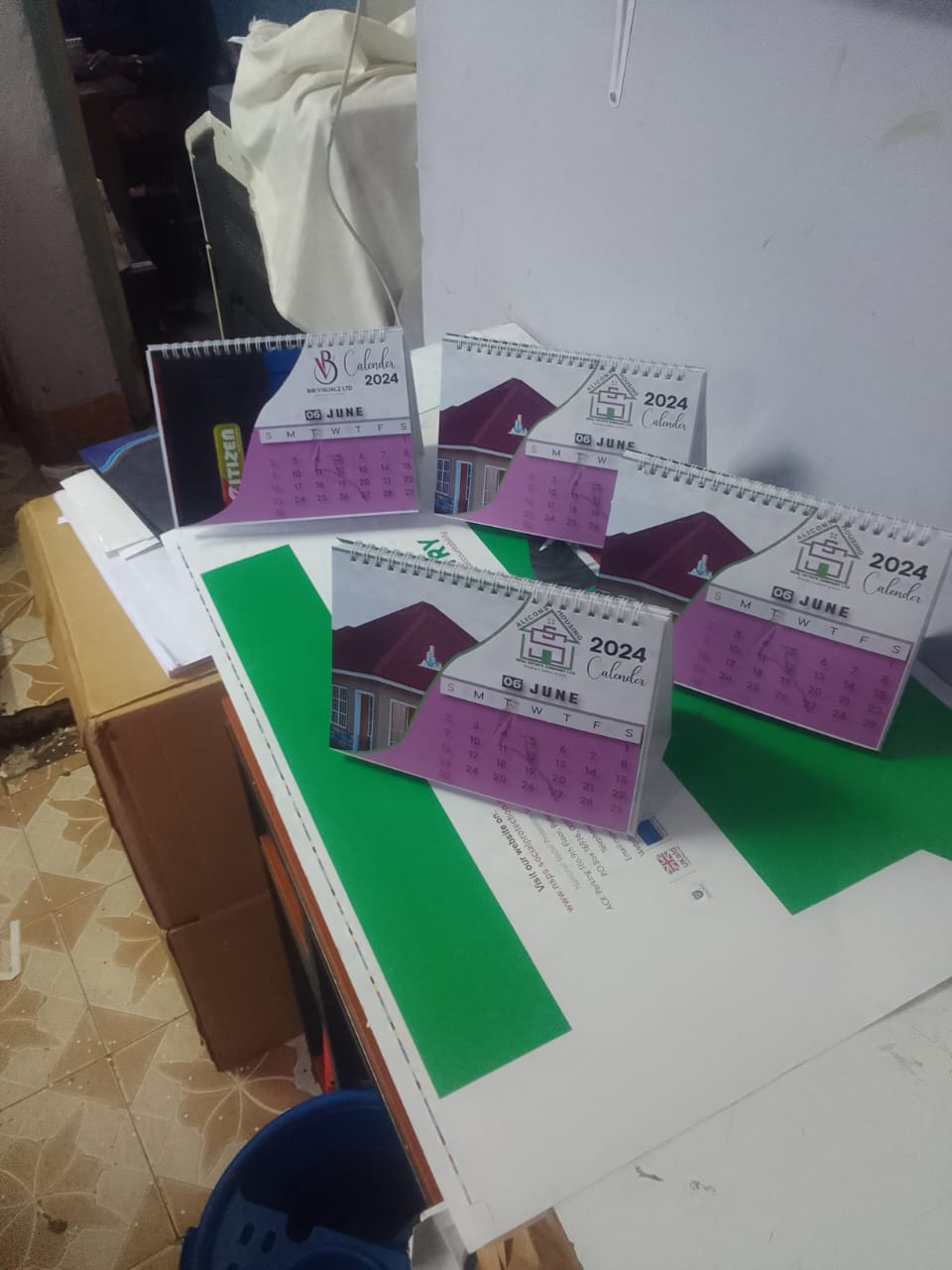 Table calenders bulk printing